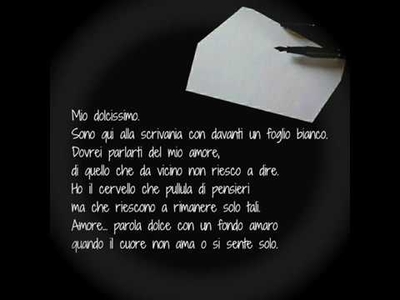 Lettera al mio Amore