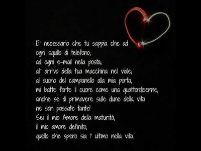 Lettera al mio Amore